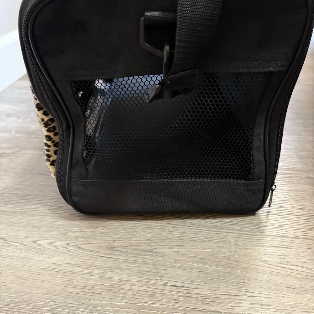 Leopard Print Duffel Bag